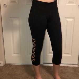 Gap work out capris leggings size sm